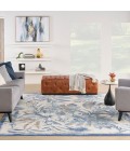 Nourison Pompeii Ivory Blue PMP02 7 ft. 10 in. X 9 ft. 10 in. Rect. Rug