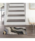 Nourison Prismatic Charcoal Grey PRS31 2 ft. X 3 ft. Rect. Rug