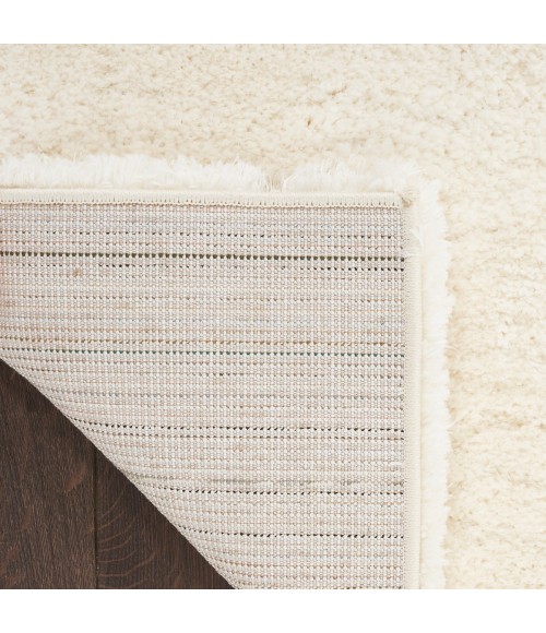 Nourison Luxurious Shag Ivory LXR05 4 ft. X 6 ft. Rect. Rug