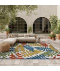 Nourison Aloha Ivory/Multi ALH18 7 ft. X 10 ft. Rect. Rug