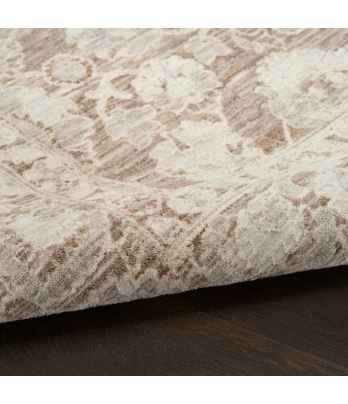 Nourison Outlines Ivory Mocha OLN03 2 ft. 2 in. X 12 ft. Rect. Rug