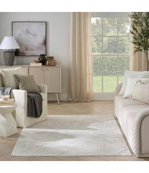 Nourison Dekor Beige DEK05 5 ft. 3 in. X 7 ft. Rect. Rug