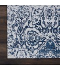 Nourison Damask Iory Navy DAS06 2 ft. 3 in. x 7 ft. 6 in. Rect. Rug