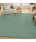 Nourison Practical Solutions Blue Green PSL01 10 ft. X 14 ft. Rect. Rug