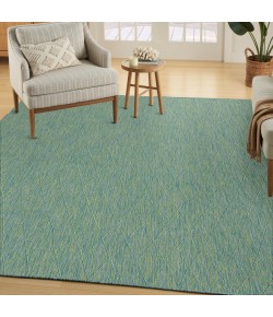 Nourison Practical Solutions Blue Green PSL01 10 ft. X 14 ft. Rect. Rug
