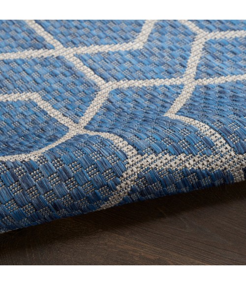 Nourison Horizon Indoor/Outdoor Denim HOZ01 8 ft. X 10 ft. Rect. Rug