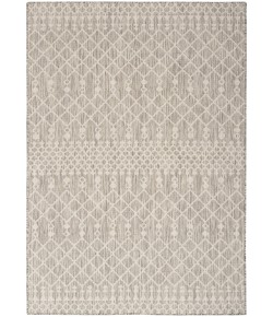 Nourison Positano Light Grey POS02 4 ft. X 6 ft. Rect. Rug