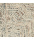 Nourison Linked Blue Ivory LNK03 2 ft. 3 in. X 7 ft. 6 in. Rect. Rug