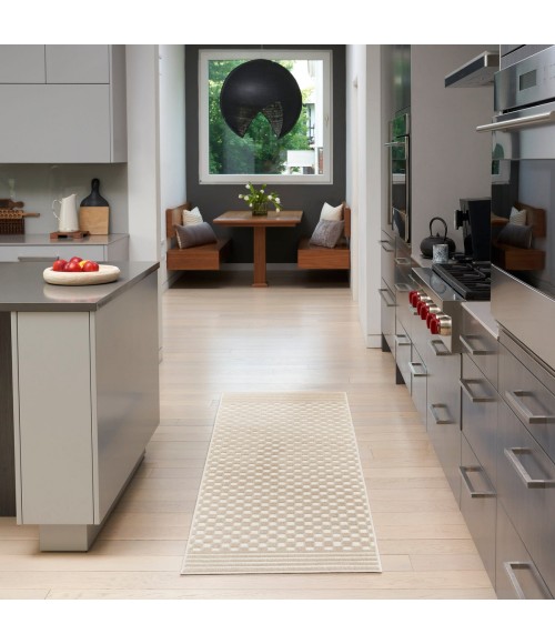 Nourison Casual Beige CSU02 2 ft. X 6 ft. Rect. Rug