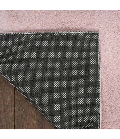 Nourison Soft Plush Rabbit Fur Lavender SFF01 7 ft. 6 in. X 9 ft. 6 in. Rect. Rug