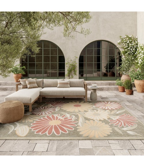 Nourison Aloha Sage Rose ALH33 7 ft. 10 in. X 10 ft. 6 in. Rect. Rug