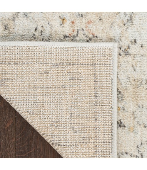 Nourison Oushak Home Grey OUS01 6 ft. X 9 ft. Rect. Rug