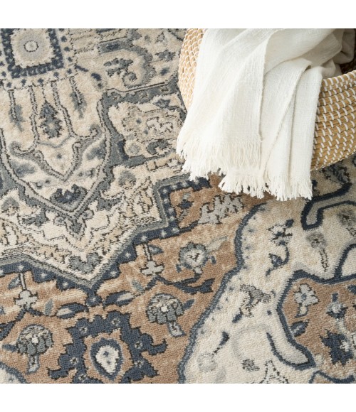 Nourison Concerto Ivory Taupe CNC18 6 ft. X 9 ft. Rect. Rug
