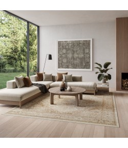 Nourison Dekor Ivory Taupe DEK08 7 ft. 10 in. x 9 ft. 10 in. Rect. Rug