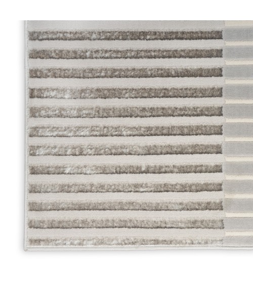Nourison Splash Silver Grey BSK04 8 ft. Rect. Rug
