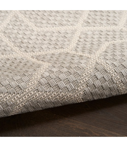 Nourison Horizon Indoor/Outdoor Grey HOZ01 10 ft. X 14 ft. Rect. Rug