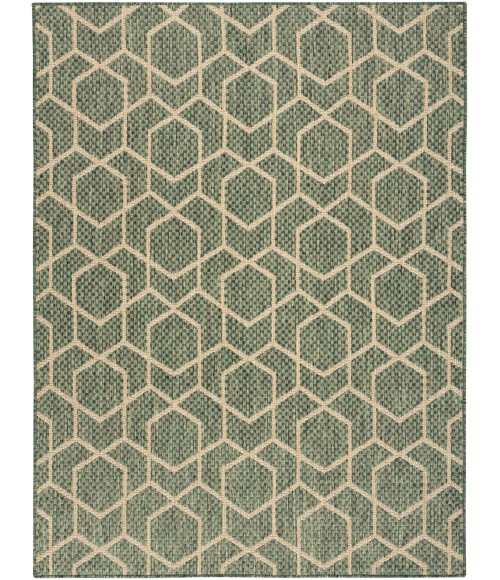 Nourison Horizon Indoor/Outdoor Green HOZ01 4 ft. X 6 ft. Rect. Rug