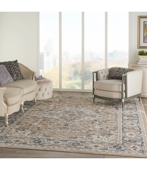 Nourison Concerto Beige Grey CNC05 10 ft. X 14 ft. Rect. Rug