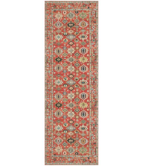 Nourison Vintage Washables Rust Multicolor Rug VWS12 2 ft. X 6 ft. Rect. - Rugs Town Nourison Vintage Washables Rust Multicolor VWS12 2 ft. X 6 ft. Rect. Rug
