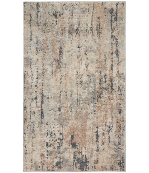 Nourison Concerto Beige Grey CNC01 3 ft. X 5 ft. Rect. Rug