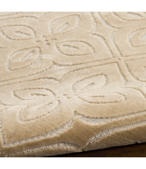 Nourison Washable Charm Beige Ivory WCH03 4 ft. X 6 ft. Rect. Rug