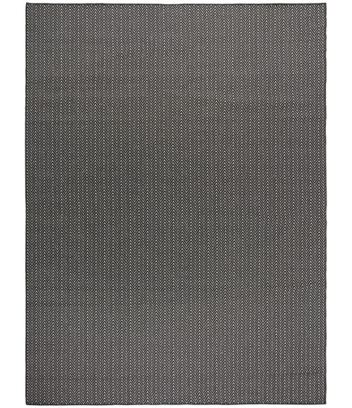 Nourison Horizon Indoor/Outdoor Black HOZ02 9 ft. X 12 ft. Rect. Rug