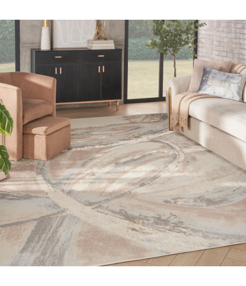 Nourison Splash Beige Grey Rug BSK01 12 ft. X 15 ft. Rect. - Rugs Town Nourison Splash Beige Grey BSK01 12 ft. X 15 ft. Rect. Rug