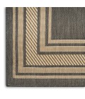Nourison Horizon Indoor/Outdoor Charcoal HOZ03 9 ft. X 12 ft. Rect. Rug