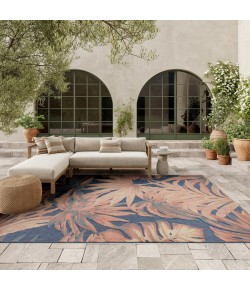 Nourison Aloha Blue Rose ALH43 9 ft. X 12 ft. Rect. Rug
