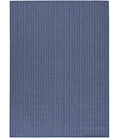 Nourison Horizon Indoor/Outdoor Navy Rug HOZ02 6 ft. X 9 ft. Rect. - Rugs Town Nourison Horizon Indoor/Outdoor Navy HOZ02 6 ft. X 9 ft. Rect. Rug