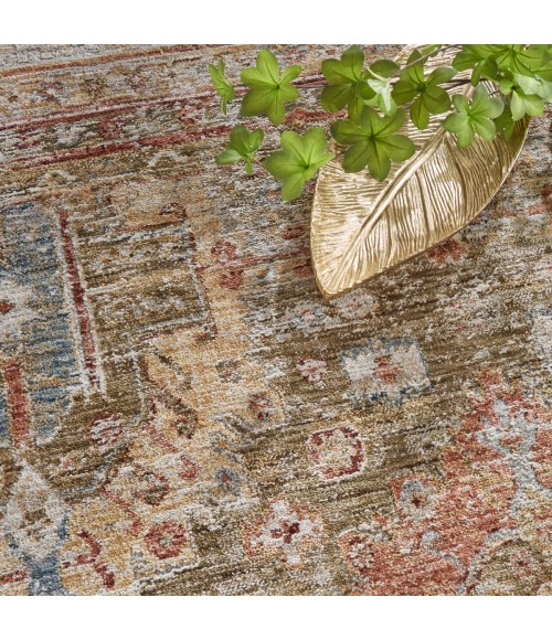 Nourison Petra Green PTR01 9 ft. 3 in. X 12 ft. 7 in. Rect. Rug