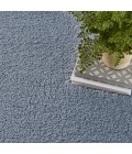 Nourison Luxurious Shag Light Blue LXR05 7 ft. 10 in. X 9 ft. 10 in. Rect. Rug