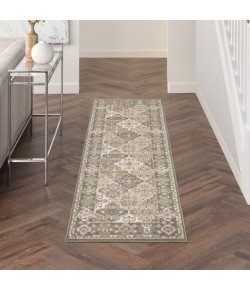 Nourison Grafix Green GRF31 2 ft. X 6 ft. Rect. Rug
