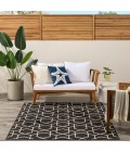 Nourison Horizon Indoor/Outdoor Black HOZ01 4 ft. X 6 ft. Rect. Rug