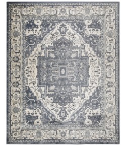 Nourison Quarry Navy Ivory QUA18 8 ft. X 10 ft. Rect. Rug