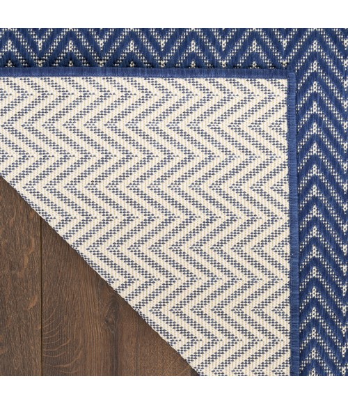 Nourison Horizon Indoor/Outdoor Navy HOZ02 9 ft. X 12 ft. Rect. Rug