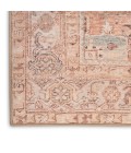 Nourison Vintage Washables Coral Mint VWS11 5 ft. 3 in. X 7 ft. 3 in. Rect. Rug
