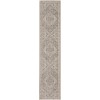 Nourison Nyle Ivory Taupe NYE04 2 ft. 3 in. X 10 ft. Rect. Rug