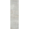 Nourison Glam Silver Grey GLM09 2 ft. 3 in. X 7 ft. 6 in. Rect. Rug