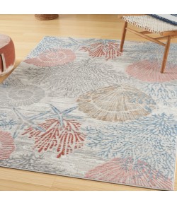 Nourison Pompeii Multicolor PMP04 5 ft. 3 in. X 7 ft. 3 in. Rect. Rug