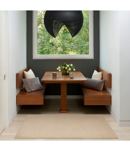 Nourison Tulum Cream TLM02 2 ft. X 3 ft. Rect. Rug