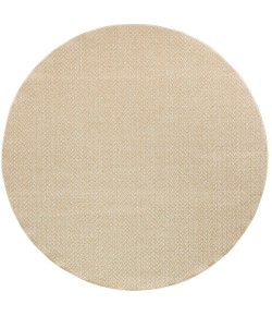 Nourison Tulum Cream TLM02 8 ft. X Round Rug