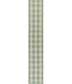 Nourison Positano Blue Green POS04 2 ft. 2 in. X 12 ft. Rect. Rug
