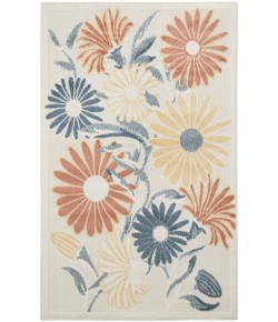 Nourison Aloha Ivory Rose ALH33 2 ft. 8 in. X 4 ft. Rect. Rug