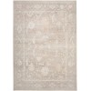 Nourison Vintage Washables Grey VWS09 4 ft. X 6 ft. Rect. Rug