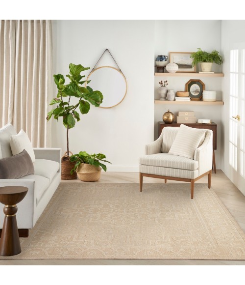 Nourison Tulum Cream TLM05 10 ft. X 14 ft. Rect. Rug