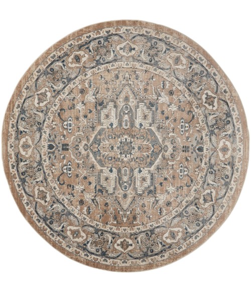 Nourison Concerto Beige Grey CNC05 10 ft. X Round Rug
