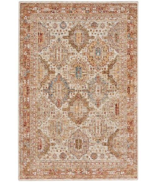 Nourison Petra Ivory Multicolor PTR01 5 ft. 3 in. X 7 ft. 8 in. Rect. Rug