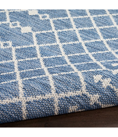 Nourison Positano Navy Blue POS02 2 ft. X 6 ft. Rect. Rug