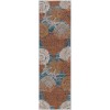 Nourison Pompeii Blue Multicolor PMP04 2 ft. X 6 ft. Rect. Rug